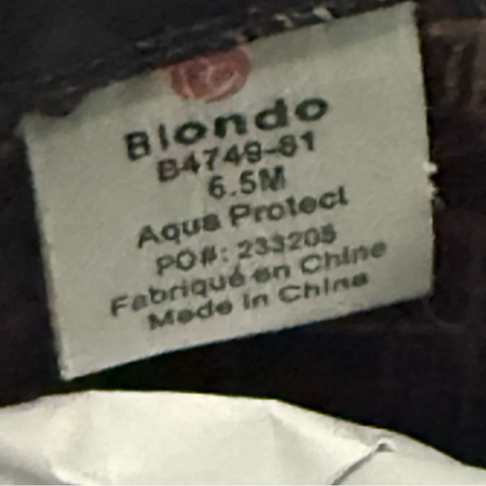 BLONDO Elenor Black Leather Tall Riding Waterproof Boots. Size 6.5